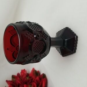 Avon Cape Cod Ruby Wine Glass